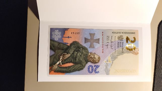 Banknot kolekcjonerski 20 zł Bitwa Warszawska 1920
