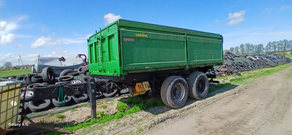 Przyczepa ciężarowa rolnicza 18t wywrotka mulda kiper