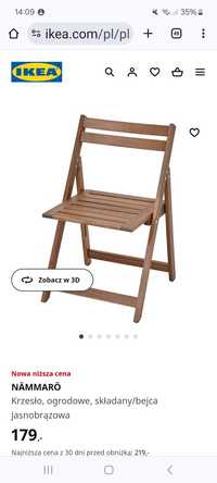 Krzesło rozkładane Ikea