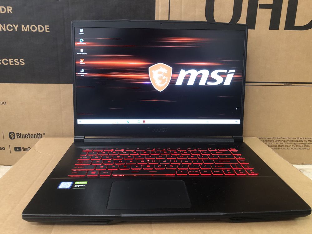 MSI gf63 i5/NVIDIA GTX 1650TI/SSD 500