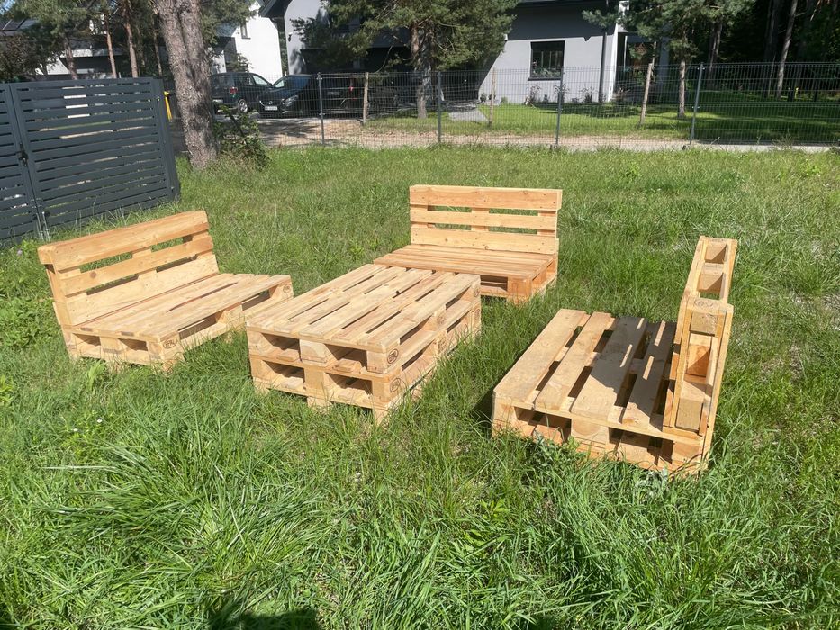 Meble ogrodowe z palet