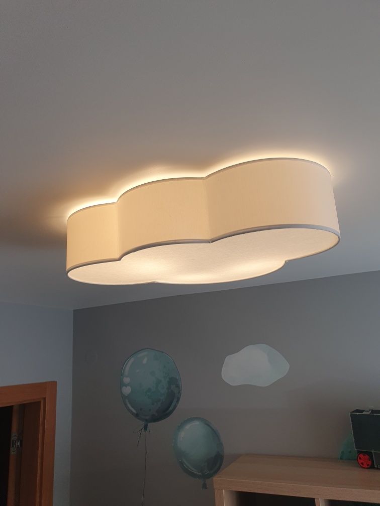 Plafon, lampa chmura, cloud biała