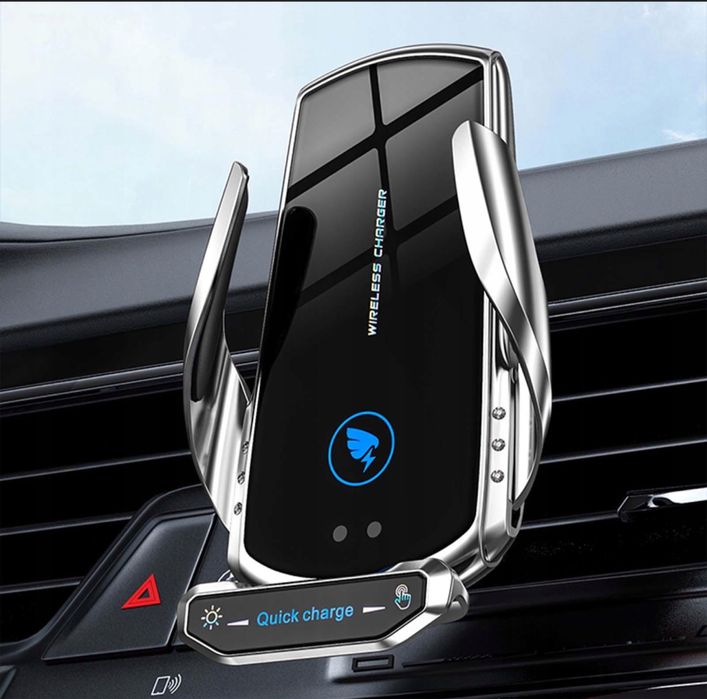 Uchwyt samochodowy z ładowaniem indukcyjnym