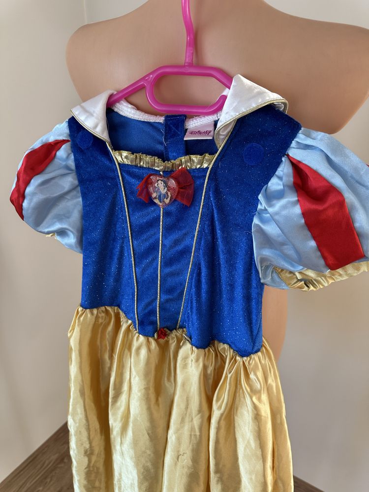 Strój przebranie na bal przebierańców Disney 116 cm królewna Śnieżka