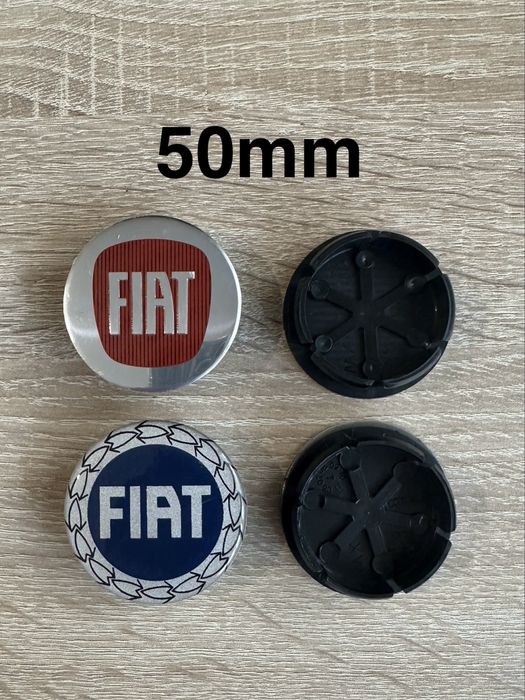 Conjunto 4 Centros Jantes Fiat Abarth 50mm 56mm 60mm 65mm 68mm