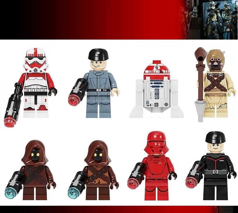 Coleção de bonecos minifiguras Star Wars nº84 (compatíveis Lego)