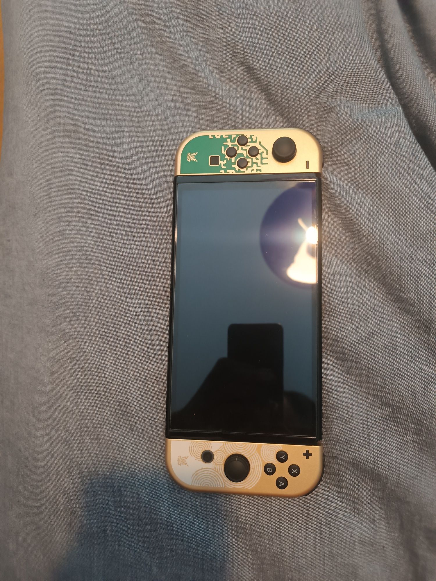 Nintendo Switch OLED Zelda Tears Of The Kingdom + 128GB micro SD