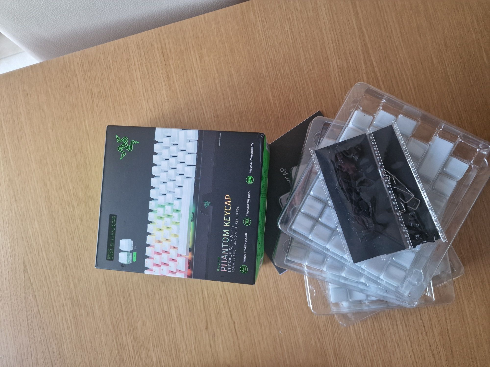 Razer Phantom Keycap Upgrade Set - Branco