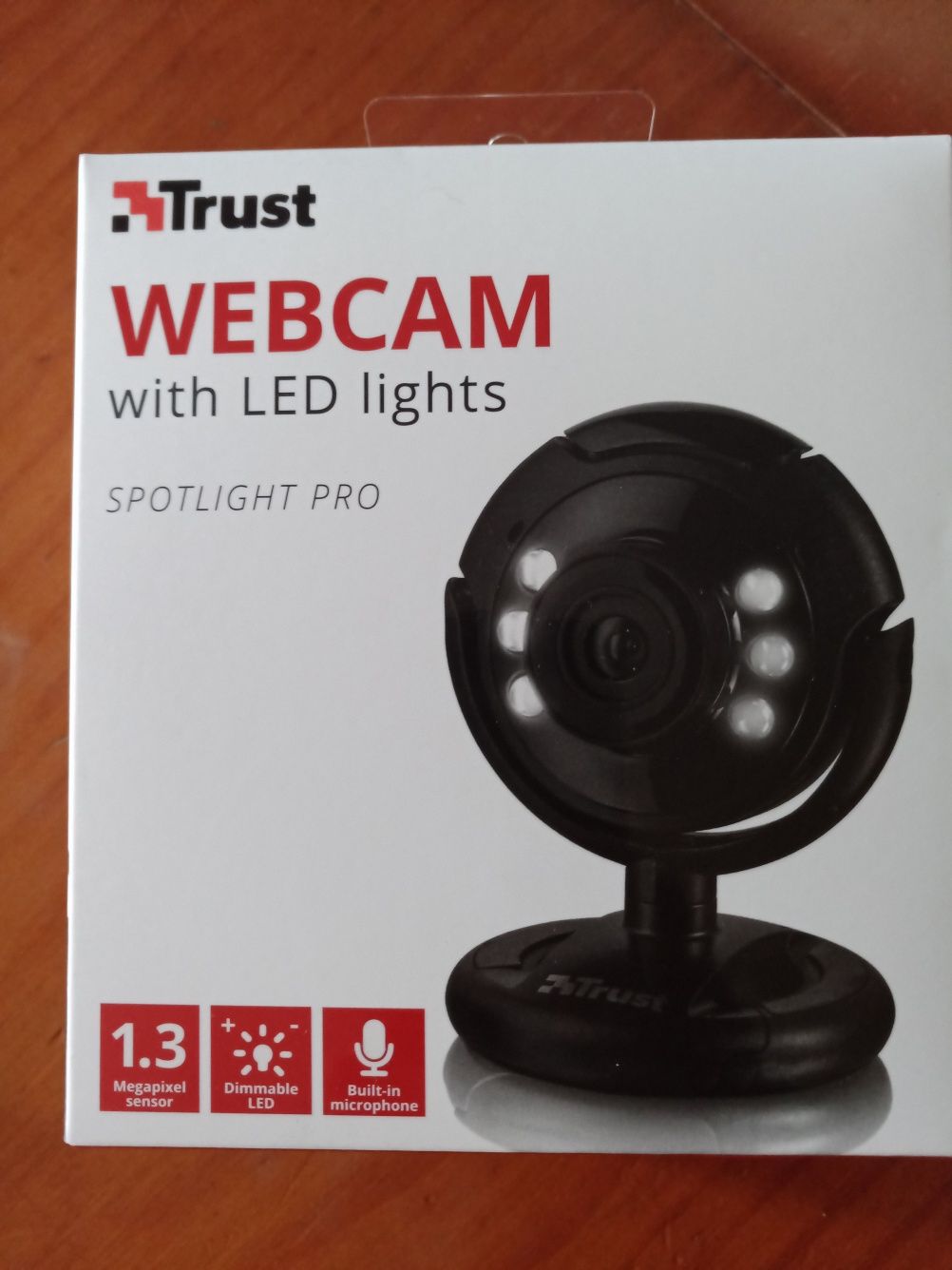 Webcam trust com leds