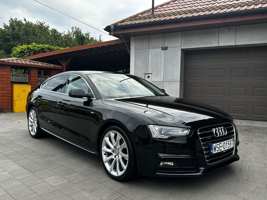 Audi A5 Sportback 2.0TDI Quattro S-Line*Navi*Skóry*Bi-Xenon*PDC*LED*19"