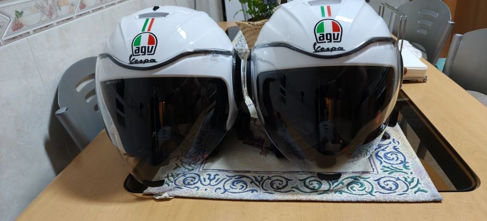 Capacete AGV tamanhos L e XXL