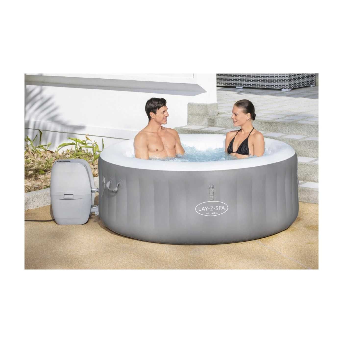 St. Lucia Lay-Z-Spa Jacuzzi dmuchane BESTWAY 3-osobowe