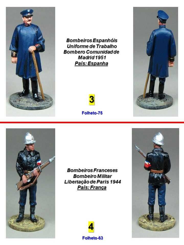 Bombeiros/46 - figuras de chumbo "1" pintados á mão