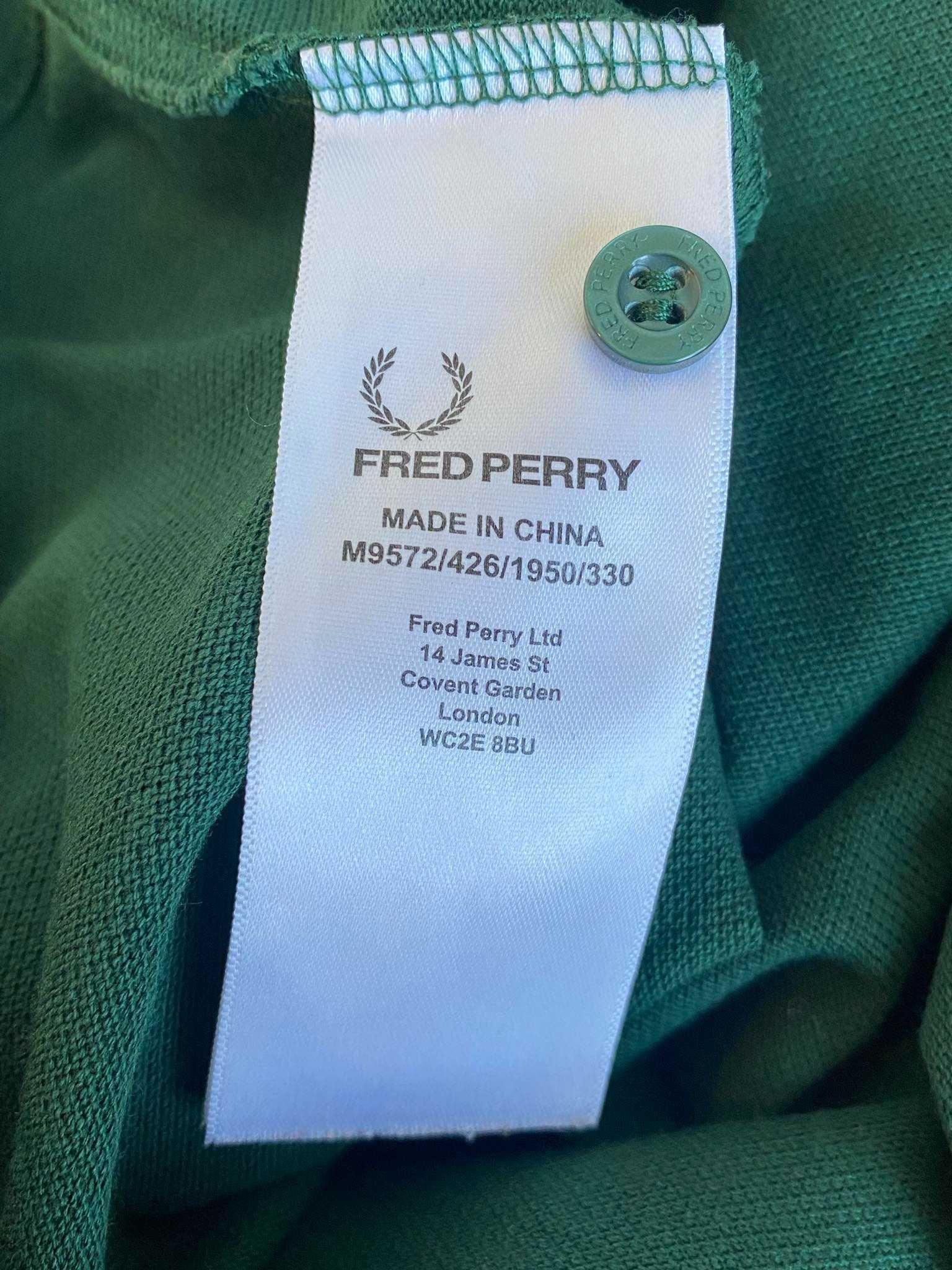 Zielona koszulka Polo Fred Perry