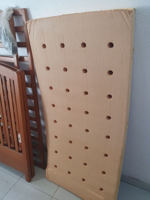 Cama criança em cerejeira com colchão
