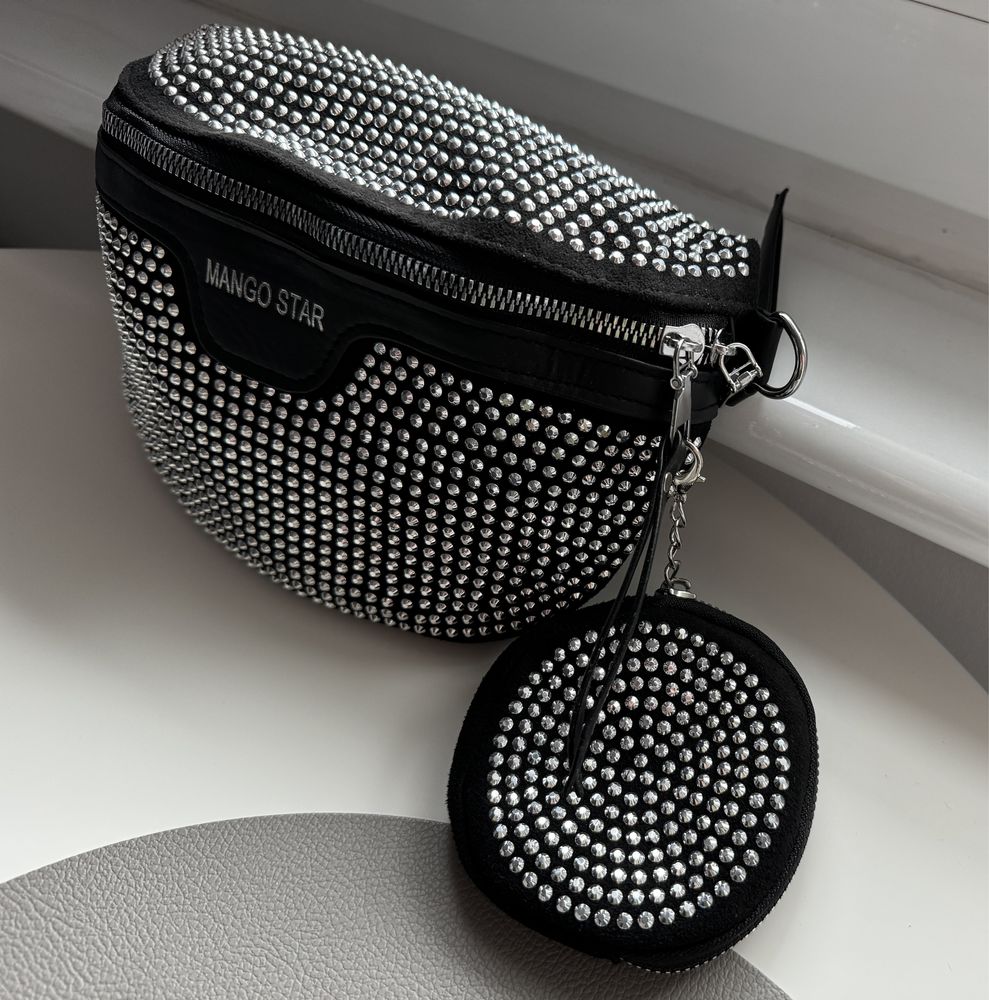 Torebka crossbody dżety bling bling