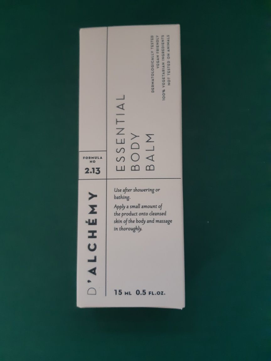 D'Alchemy essential body balm esencjonalny balsam do ciała 15ml