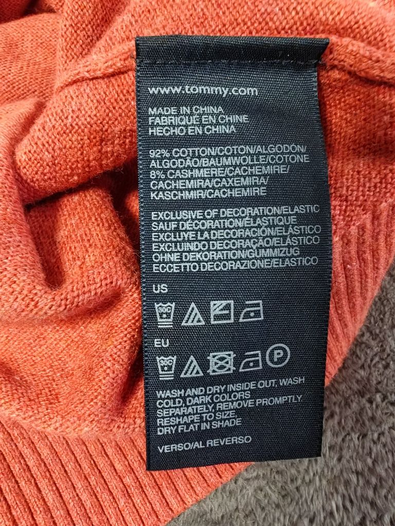 Super kaszmirowy sweterek Tommy Hilfiger rozm XL