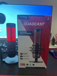 Microfone HyperX Quadcast novo