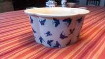 Mottahedeh Vaso de Porcelana Borboleta