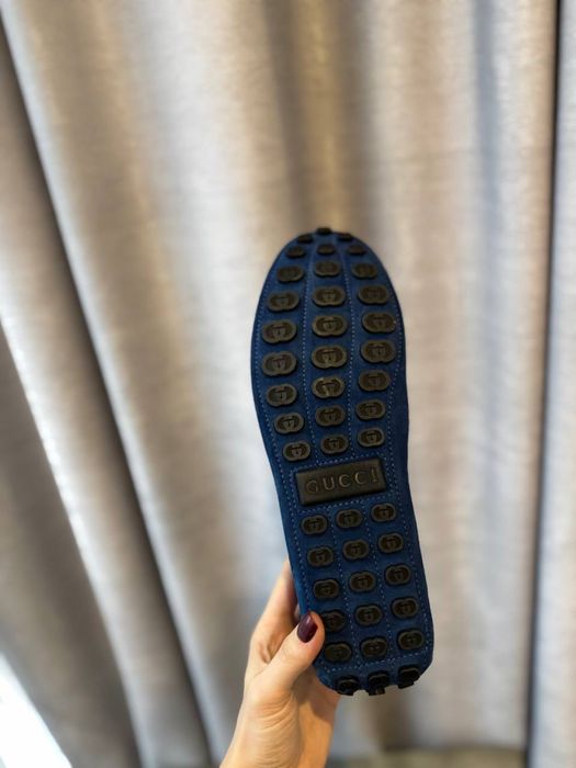 Замшевые мокасины Gucci ОРИГИНАЛ