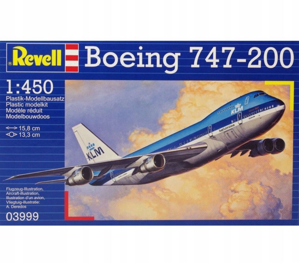 Model do sklejan Revell samolot Boeing 747-200