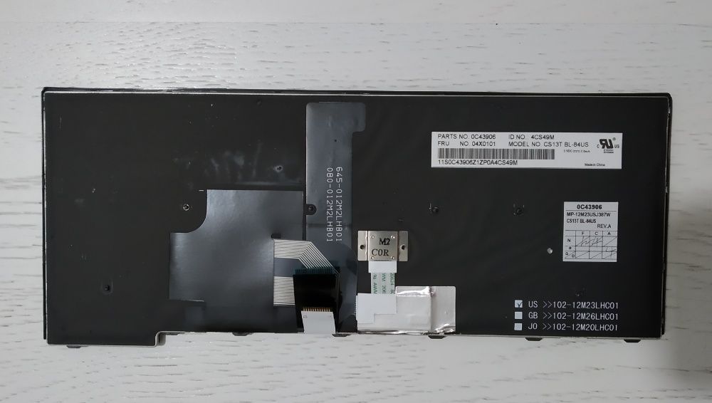 Клавиатура с ПОДСВЕТКОЙ Lenovo ThinkPad T440, T440s, T440p, L440, T450