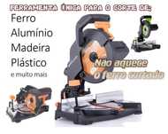 196 Serra circular multi-material CORTE ferro alumínio madeira plástic