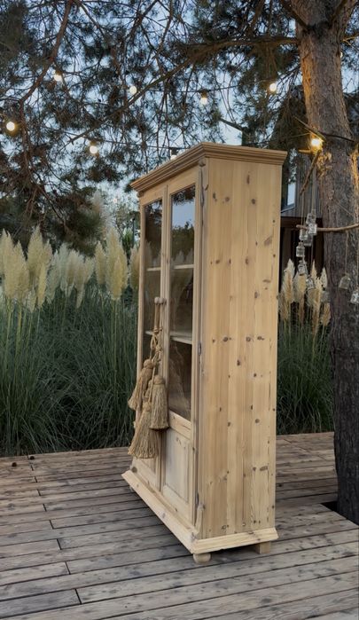 Sosnowa  biblioteczka , drewniana biblioteka