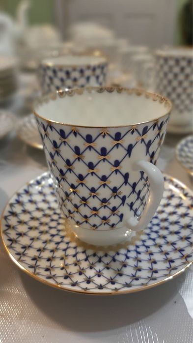 Сервіз ЛФЗ. Тюльпан, Кобальтова сітка