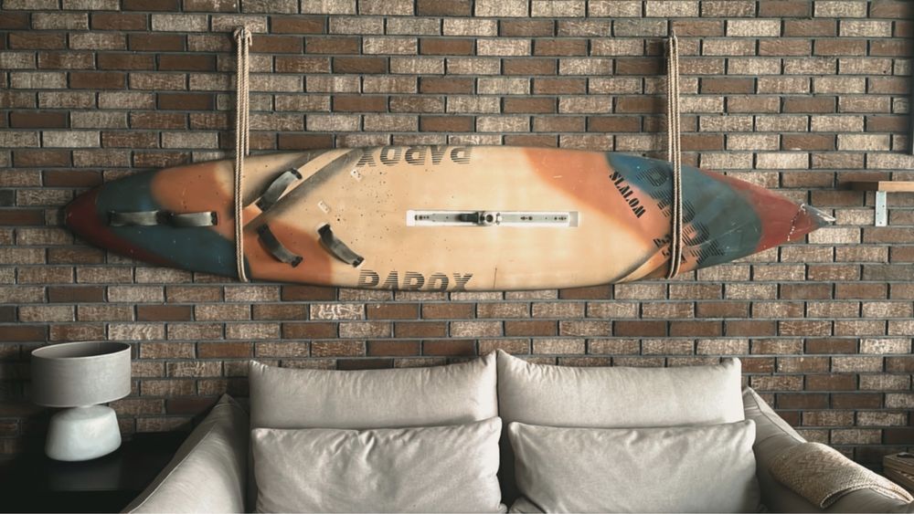 Deska surfingowa / windsurfingowa ozdoba loft