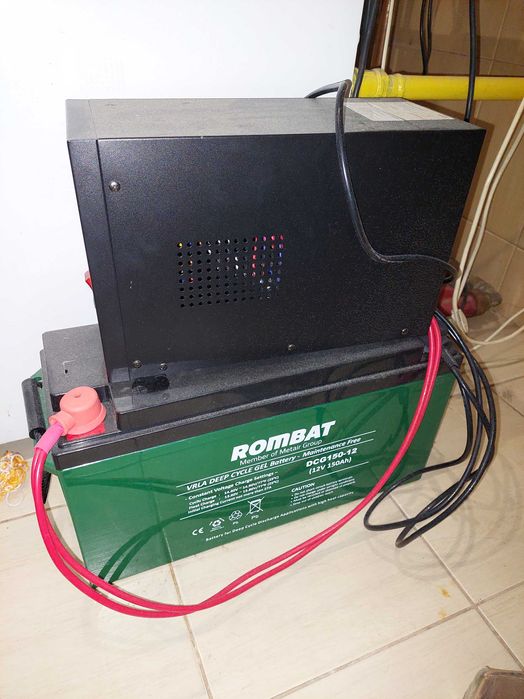 Продам комплект: акамулятор гелевий + упс