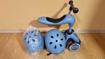 Hulajnoga jeździk Scoot and Ride + 2 kaski