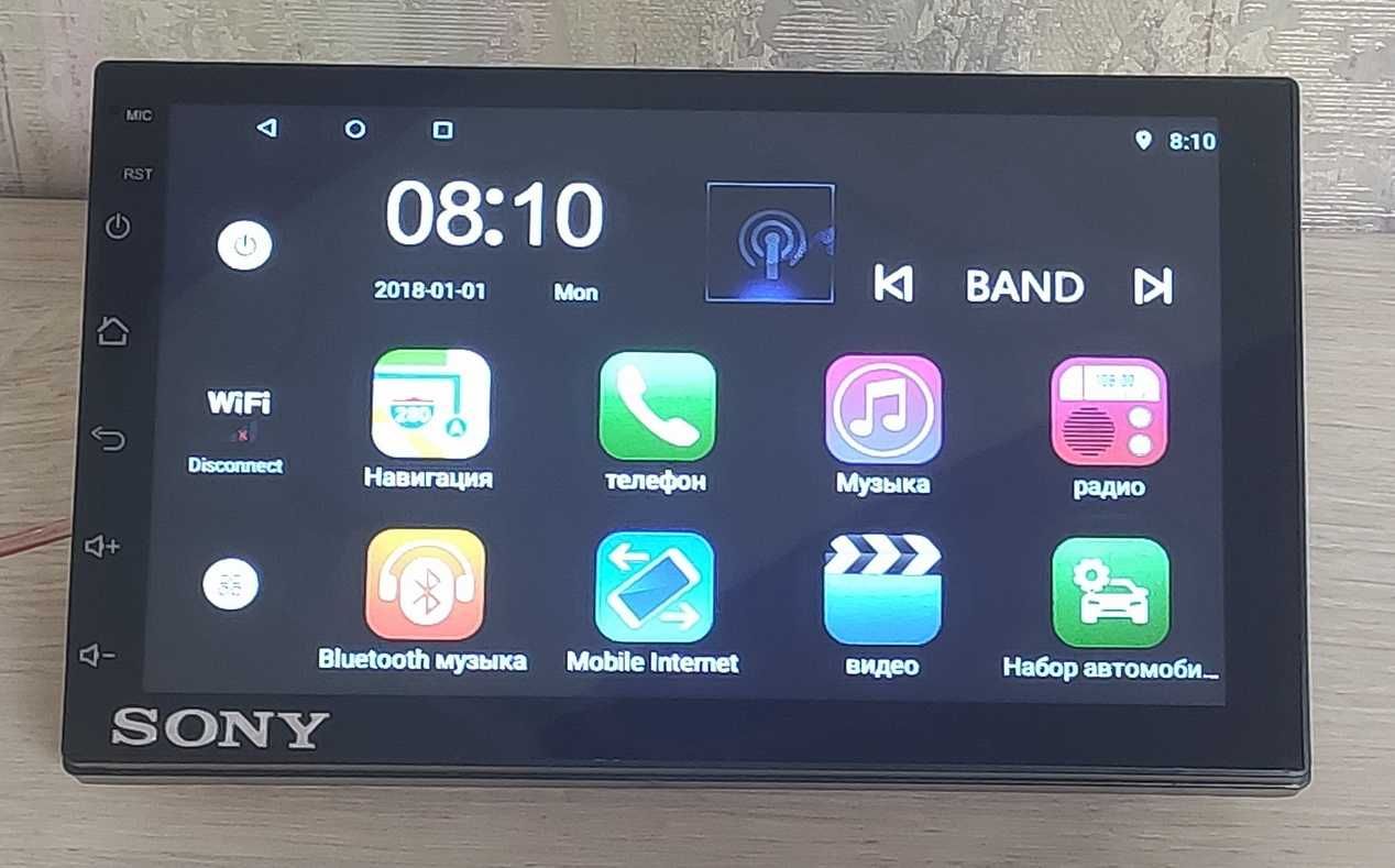Автомагнитола Sony 7HD 2DIN,GPS,Android 4/32GB IpTV,WIFI,FM 240W Корея