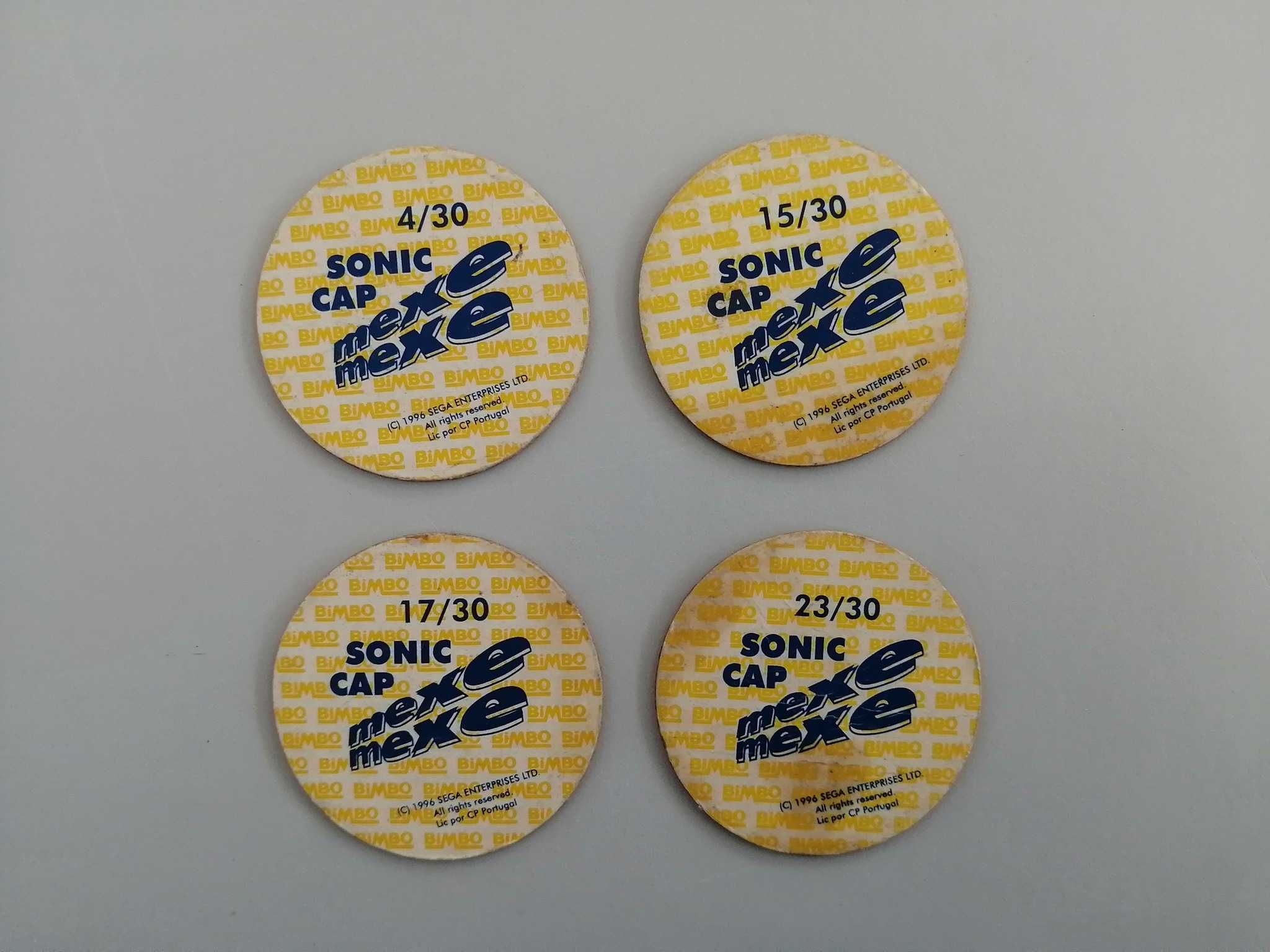 Tazos Sonic Cap mexe mexe