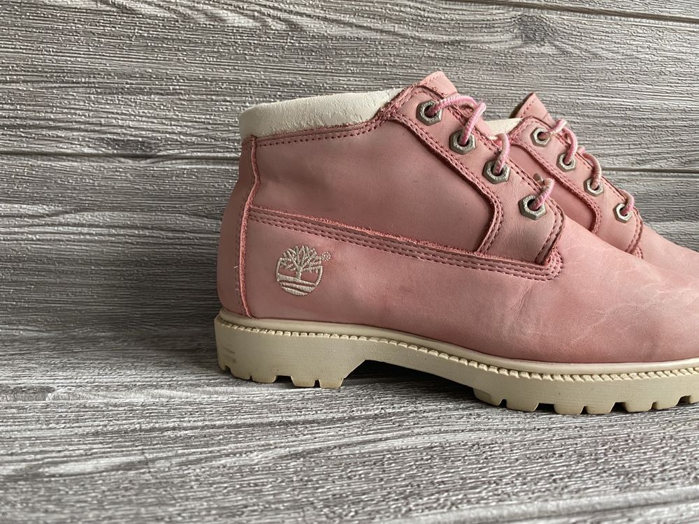 Timberland różowe trapery damskie, rozmiar 37