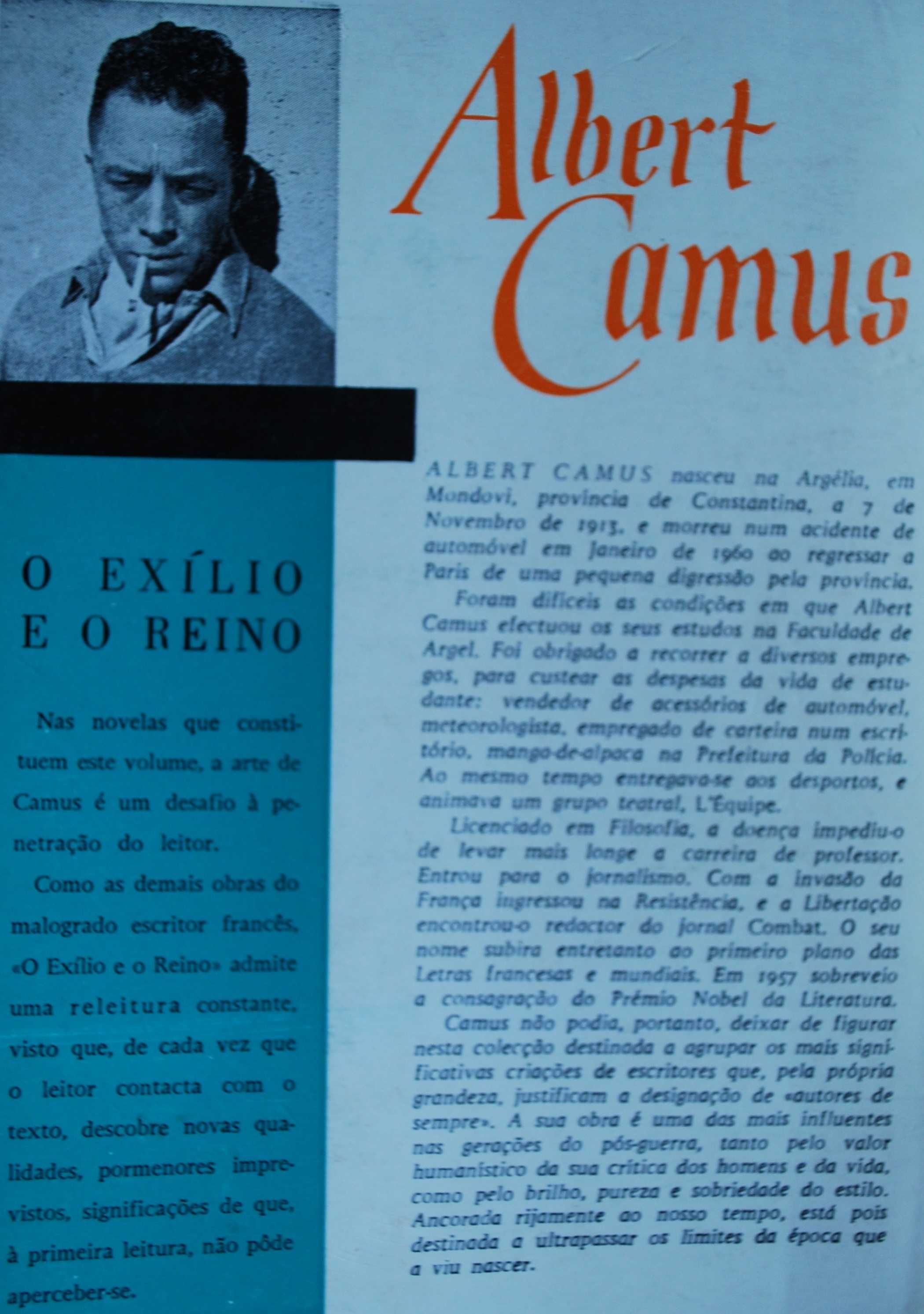 O Exílio e O Reino de Albert Camus