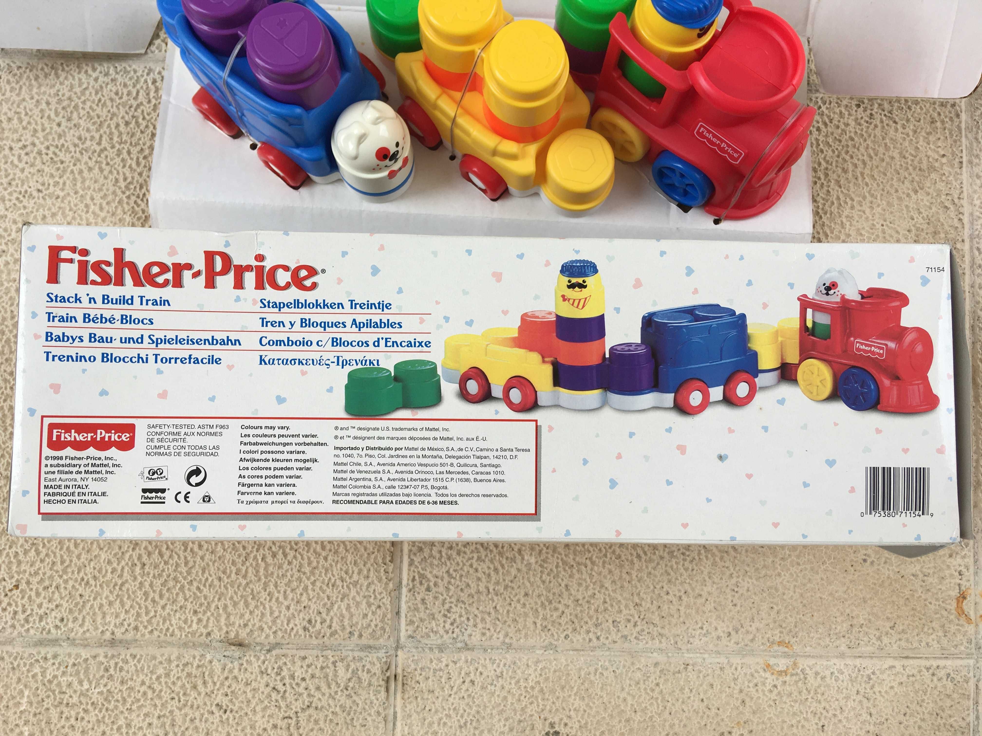 Brinquedo Comboio com blocos de encaixe - Fisher-Price