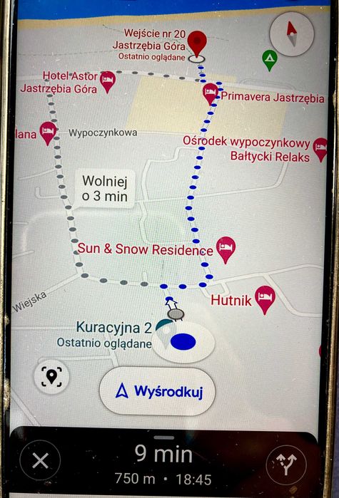 Pod palmami Jastrzębia Góra- wakacje nad morzem