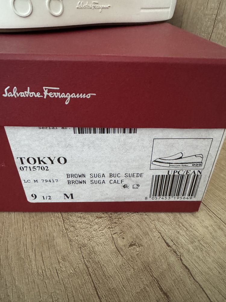 Кеды,слипоны salvatore ferragamo