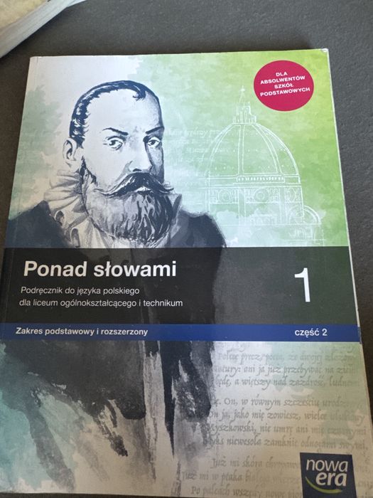 Ponad słowami 1cześć 2 podrecznik do liceum i technikum zakrws podst