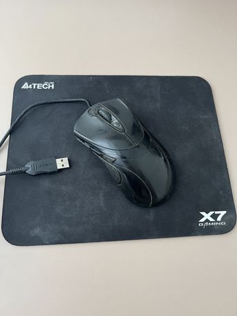 Игровая мышь X7 + коврик