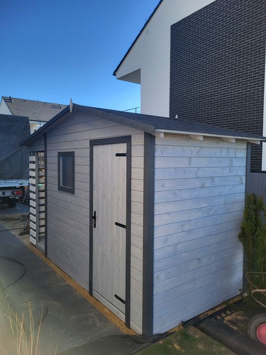 PROMOCJA Domek ogrodowy narzędziowy z drewutnią