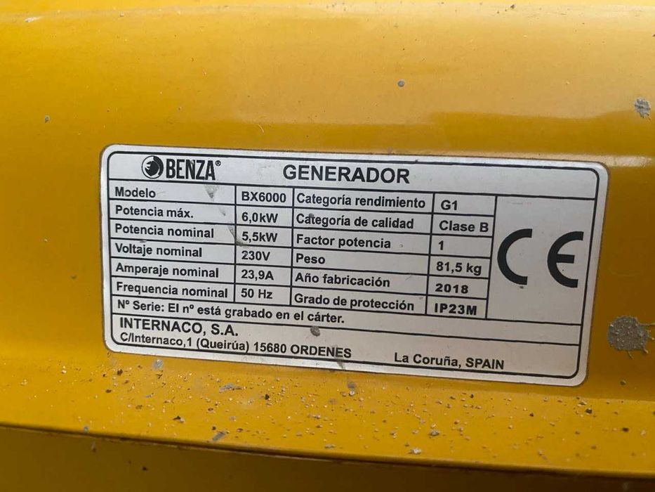 Gerador Benza BX 6000 AVR