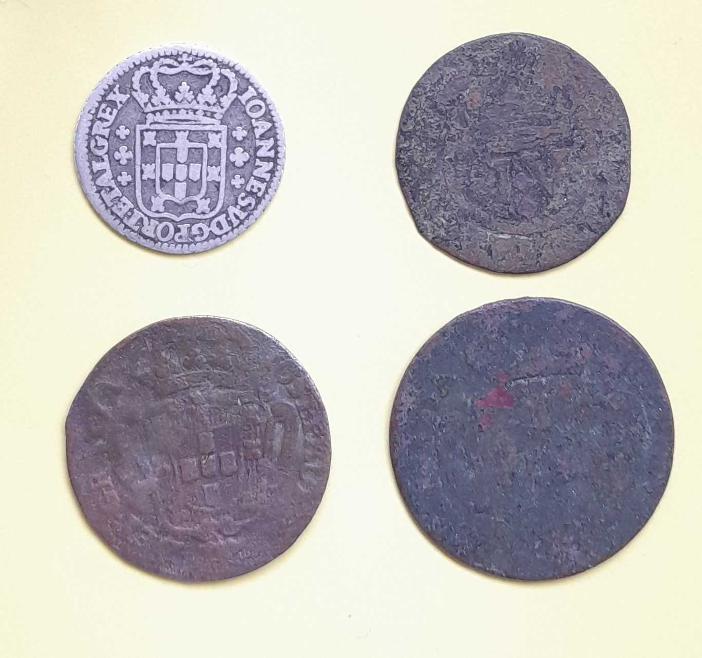 Lote 4 Moedas D. João V (1706 a 1750)