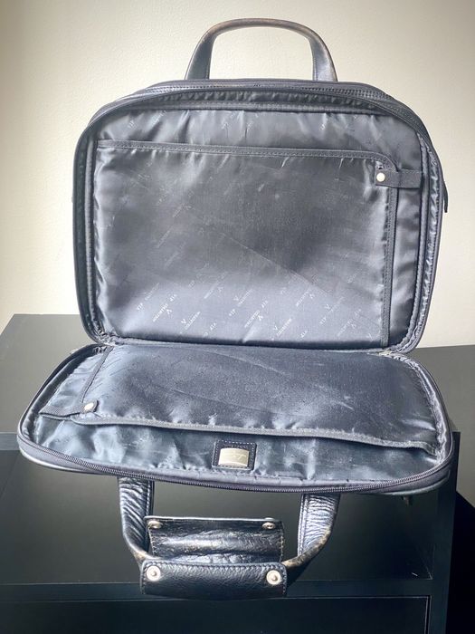 Duza Torba Teczka Elegancka Skora Laptop Laptopa Pojemna Unisex