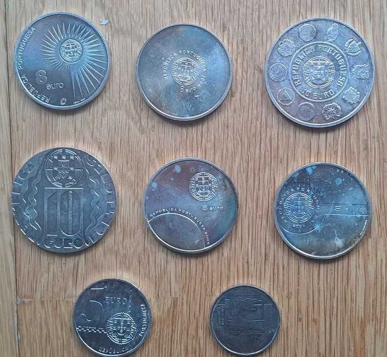 Moedas Euro em Prata