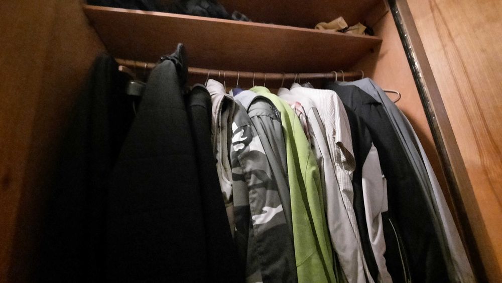 SZAFA 3-drzwiowa drewniana 183x60x180 cm czasy PRL