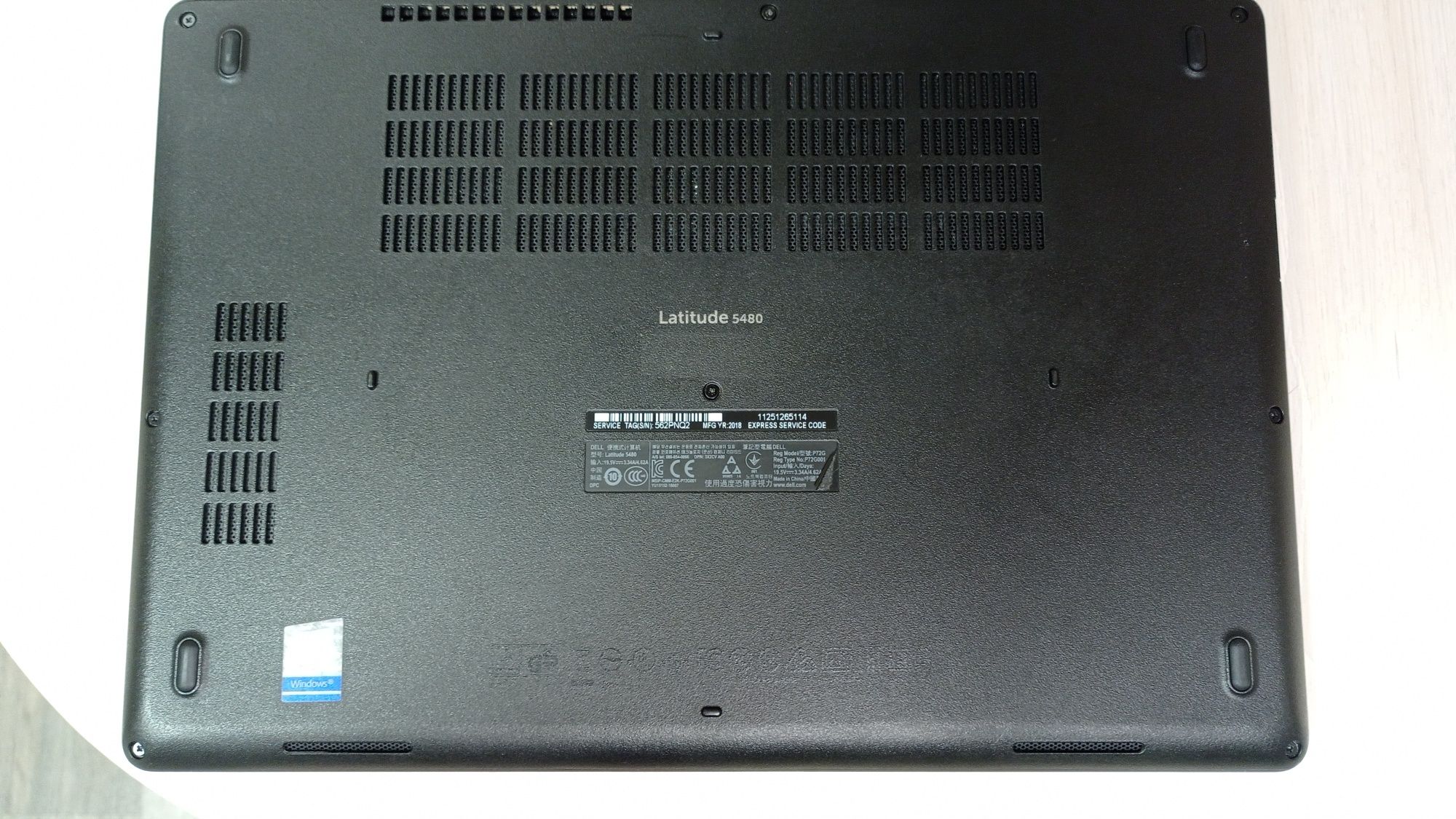 Ноутбук DELL LATITUDE 5480 14"TN I7-6600U RAM 8gb HDD 512GB