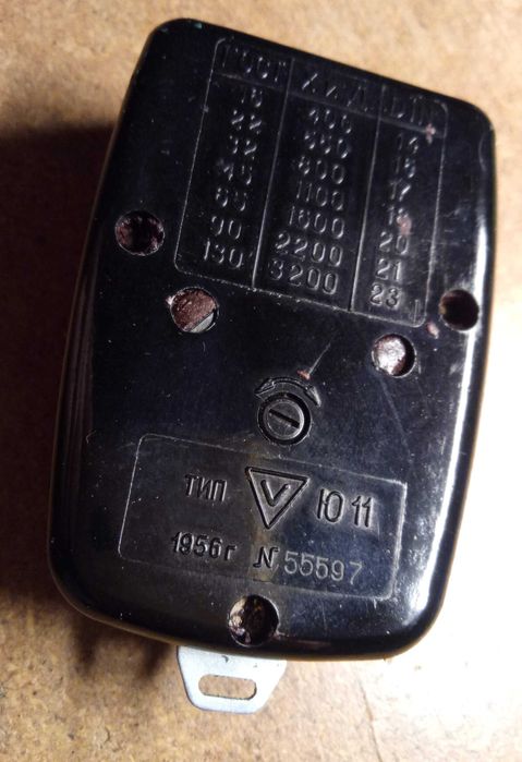 фото экспонометр "Ленинград" 1956г.